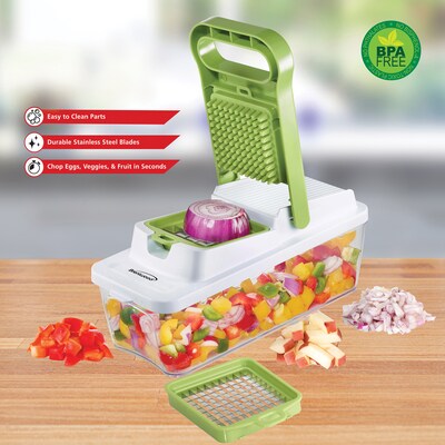 Brentwood KA-5023BK Pro Food Chopper and Vegetable Dicer with 6.3-Cup -  Brentwood Appliances