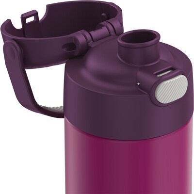 Thermos Stainless Steel Funtainer Bottle 12 Oz Pink With Flower Print -  Office Depot