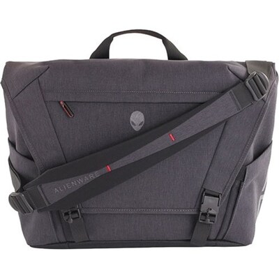 Mobile Edge Alienware Fabric Formal Messenger Bag, Gray/Black (AWA51MB17)