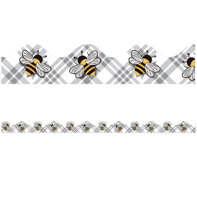 Eureka Scalloped Borders/Trim, 2.25 x 37, The Hive, 6/Pack (EU-845672-6)