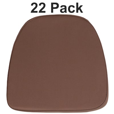 Flash Furniture Louise Fabric Chiavari Chair Cushion, Brown, 22 Pack (22BHBRN)