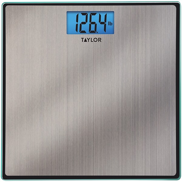 The Taylor 7506 Glass Lithium Electronic Bathroom Scale