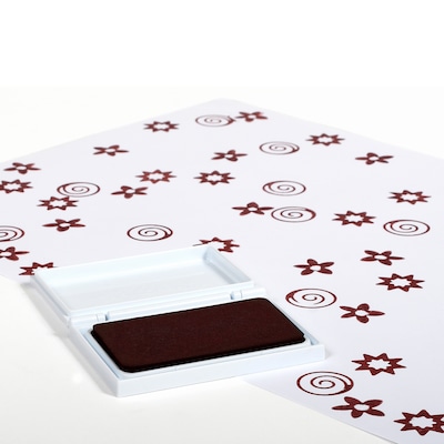 Ready2Learn™ Washable Stamp Pad, Brown Ink, Pack of 6 (CE-10042-6)