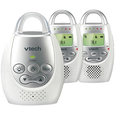 VTech Safe&Sound Digital Audio Baby Monitor with 2 Parent Units, Multicolored (DM221-2)