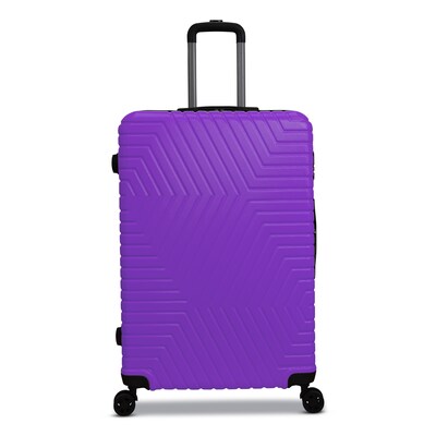 NICCI Lattitude Collection ABS Plastic 3P Set Luggage, Purple (CRL015)