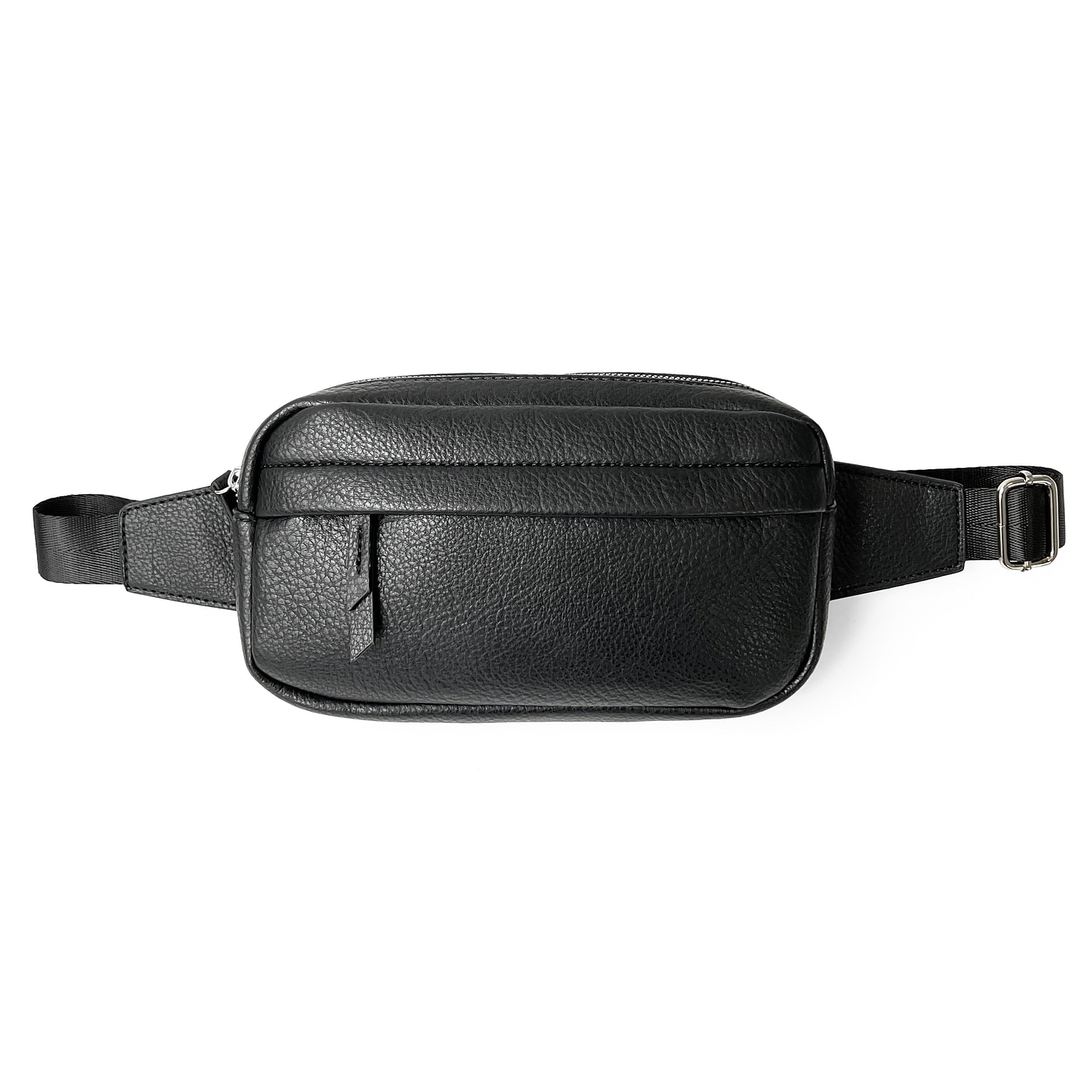 Nicci Handbag Collection P.U Ladies Waistbag, Black, 5.12 (NH04)