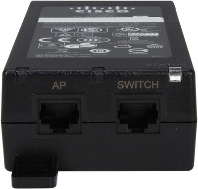 Cisco Single-Port PoE Injector 15.4W IEEE 802.3af Power Supply, Black (CB-PWRINJ-NA)