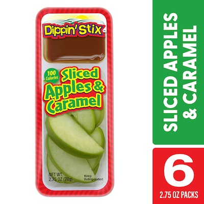 Dippin Stix Gala Apples and Caramel Snack Kit  2.75, 6/Box (307-00368)