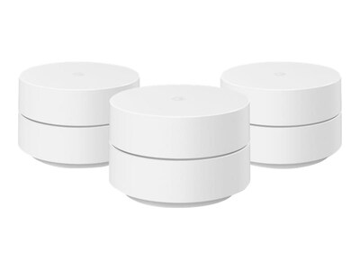 Google Wi-Fi AC1200 Dual Band Wireless Mesh Router, White, 3/Pack  (GA02434-US) | Quill.com