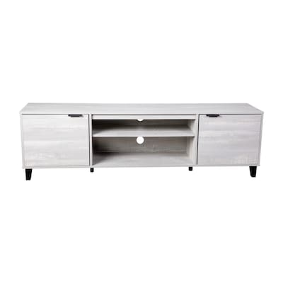 Flash Furniture Nelson Mid Century Modern TV Stand, Screens up to 60, Gray (ZG12970GY)
