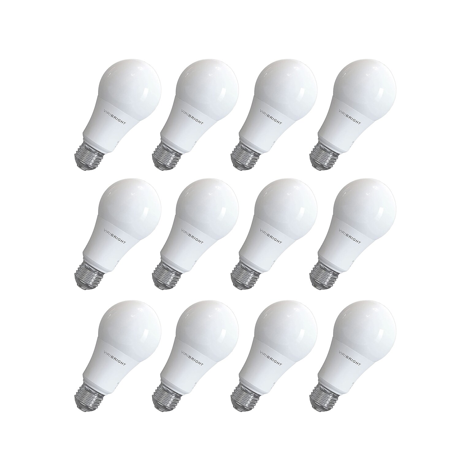 Viribright 14-Watt Daylight LED General-Purpose Bulb, Dozen (651641-12)