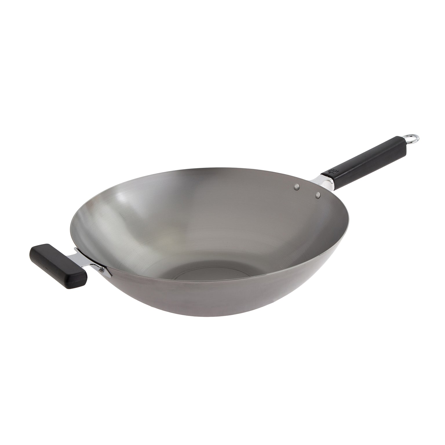 Joyce Chen Professional Series 14-Inch Carbon Steel Wok with Phenolic  Handles, Silver (J22-0060) | Quill.com
