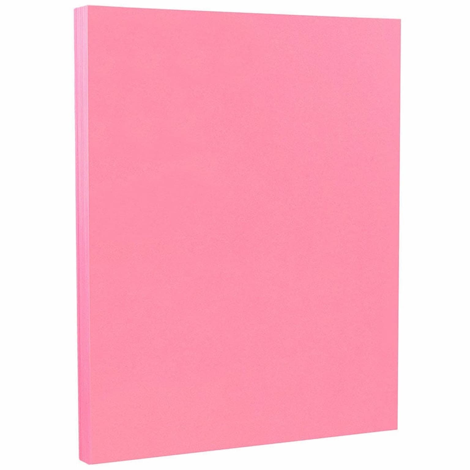 JAM PAPER 8.5 x 11 Color Cardstock, 65lb, Ultra Pink, 100/pack  (103614G)