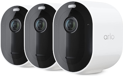 Arlo Pro 5S 2K Wireless Security Camera, 3 Pack, White (VMC4360P-100NAS)