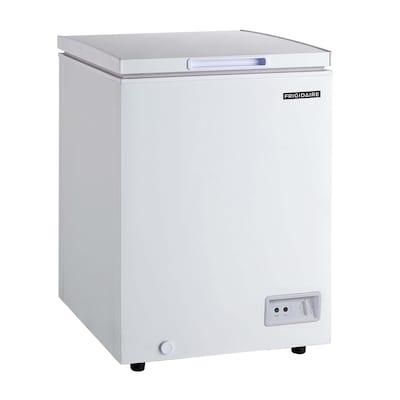 Frigidaire EFRF3003 3.5-Cu. Ft. Garage-Ready Chest Deep Freezer with Easy-Defrost Drain, White