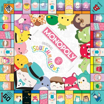 Monopoly: Original Squishmallows Collector's Edition Board Game