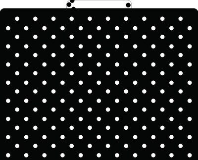Barker Creek File Folder Set, 1/3-Cut Tab, Letter Size, Black & White Dot, 12/Pack (2004)