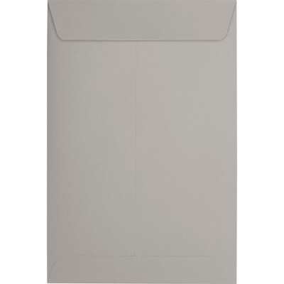 JAM Paper 6 x 9 Open End Envelopes, 28lb, Gray Kraft, 50 Pack (1644-GK-50)