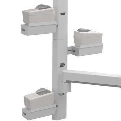 Ergotron Printer Bracket Adjustable For Wall Track, White (98-578-251)