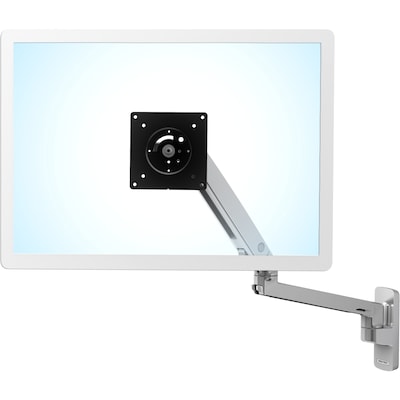 Ergotron MXV Adjustable Wall Monitor Mounting Arm, 34" Screen Support, Polished Aluminum (45505026)