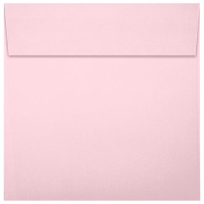 JAM Paper Self Seal Invitation Envelopes, 5 1/4 x 5 1/4, Candy Pink, 500/Pack (8510-14-500)