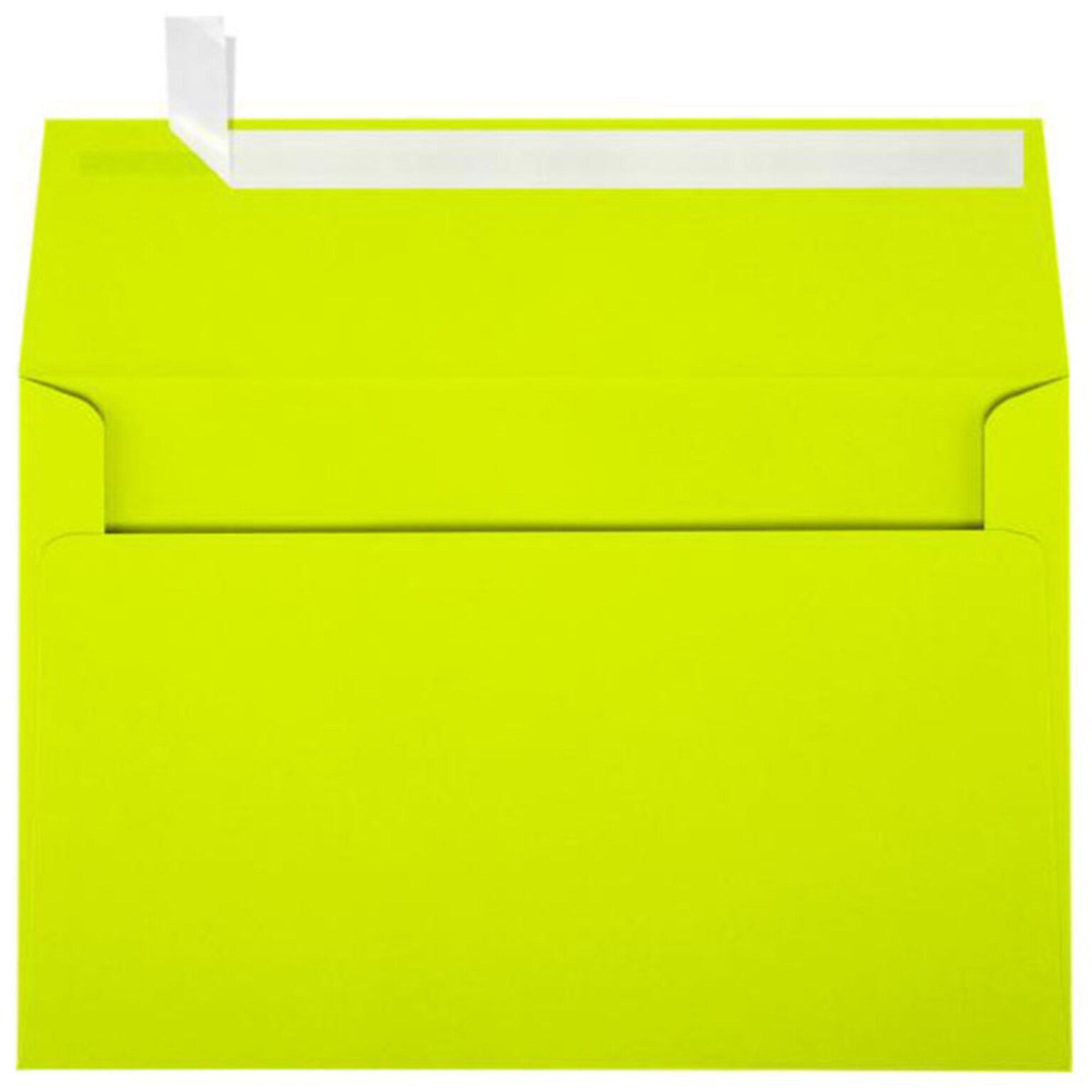 JAM Paper A9 Self Seal Invitation Envelopes, 5 1/2 x 8 1/2, Wasabi Green, 50/Pack (LUX-4895-L22-50)