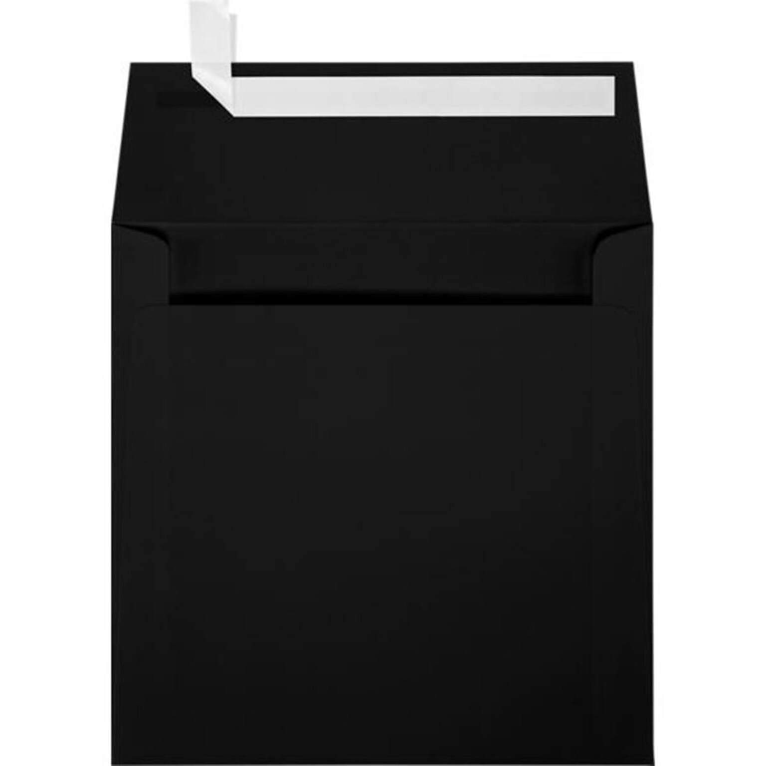 JAM Paper Self Seal Invitation Envelope, 5 1/4 x 5 1/4, Black, 50/Pack (8510-BLI-50)