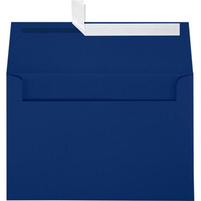 JAM Paper A8 Self Seal Invitation Envelopes,  5 1/2 x 8 1/8, Navy, 500/Pack (4885-103-500)