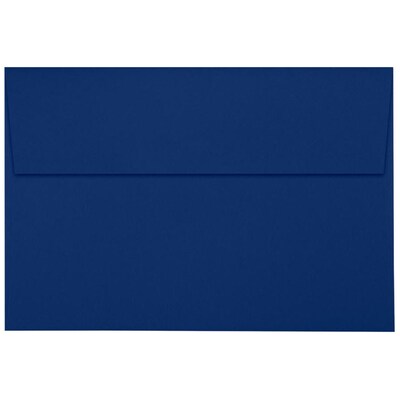 JAM Paper A8 Self Seal Invitation Envelopes,  5 1/2 x 8 1/8, Navy, 500/Pack (4885-103-500)