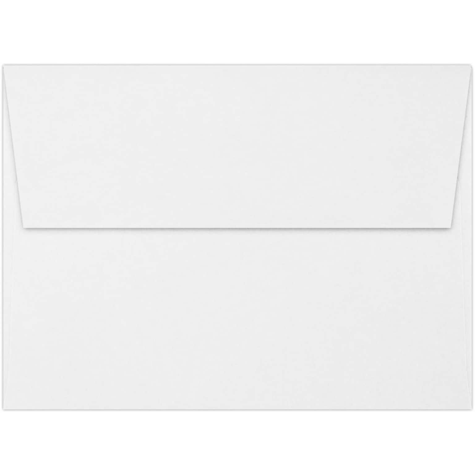 LUX A7 Invitation Envelopes (5 1/4 x 7 1/4) 250/Pack, Classic Crest® Whitestone (4880-70WS-250)