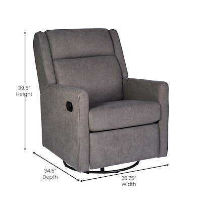 Flash furniture leather rocker recliner online black