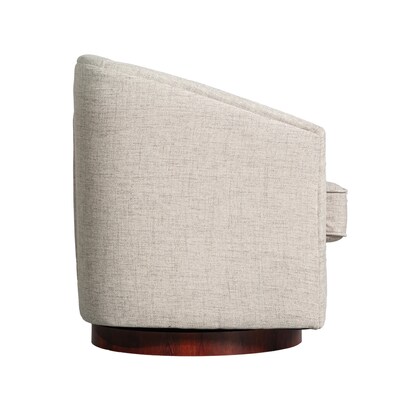 Flash Furniture Dean Fabric Upholstery Club Style Barrel Accent Armchair, Cream (BSAC22064CRM)