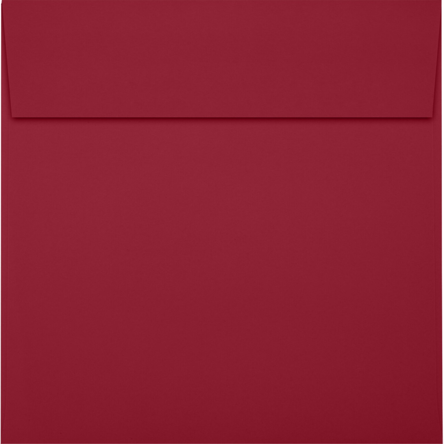JAM Paper Square Envelopes, Peel & Press, Garnet Red, 6 x 6, 500 Pack (8525-101-500)