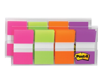 Post-it Flags, .94 Wide, Assorted Colors, 160 Flags/Pack (680-PGOP2)