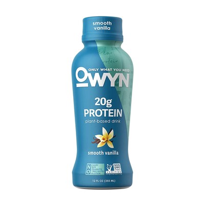 OWYN Smooth Vanilla Protein Drink, 12 oz, 12/Pack (382-00002)