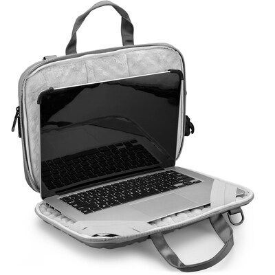 SwissDigital VACALLO 14" Polyester Laptop Sleeve, Light Gray (SD8533-04)