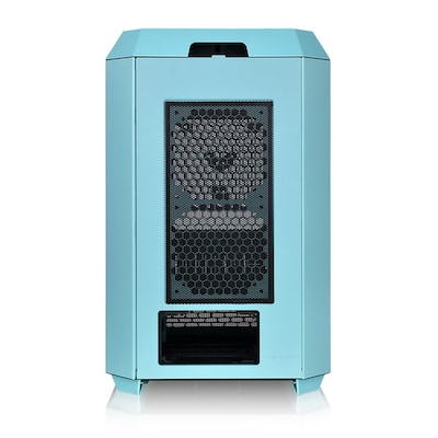 Thermaltake The Tower 300 m-ATX Micro Tower Chassis, Turquoise (CA-1Y4-00SBWN-00)