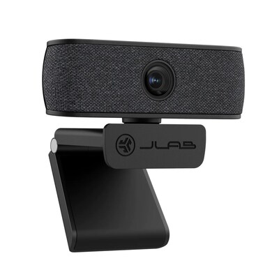 JLab JBUDS HD 1600 General Purpose Webcam, 2 Megapixels, Black (WJBCAMRBLK124)