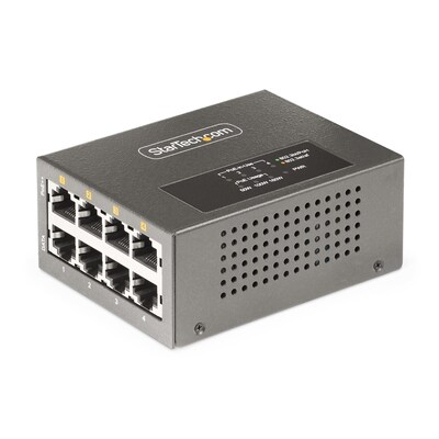 StarTech 4-Port Multi-Gigabit PoE++ Injector Unmanaged, 5/2.5/1G Ethernet, 160 Watts Power Budget (AS445CPOEINJE)