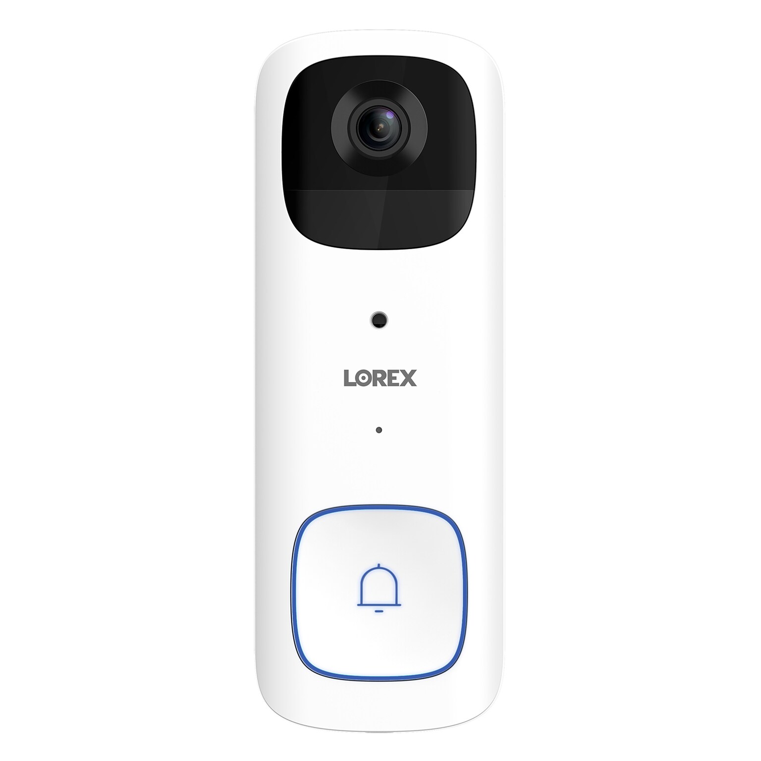 Lorex Wi-Fi 2K Wired/Wireless Smart Video Doorbell, White (B463AJD-E)