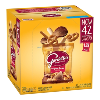 Gardettos Original Original Snack Mix, 1.75 oz., 42 Bags/Pack (GEM49448)