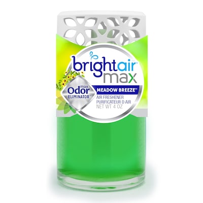 Bright Air® Max Scented Oil Air Freshener, 4 oz, Meadow Breeze (900441)
