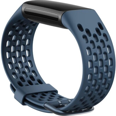 Google Fitbit Charge 6 & Charge 5 Sport Bands, Deep Sea (FB181SBBUL)
