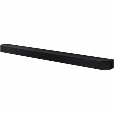 Samsung Q-Series HWQS730D 370W Wall Mountable Indoor Sound Bar Speaker, Black