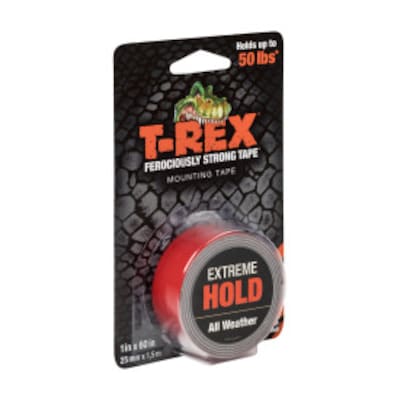 T-REX® Extreme Hold Mounting Tape, Black, 1 x 60 (285337)