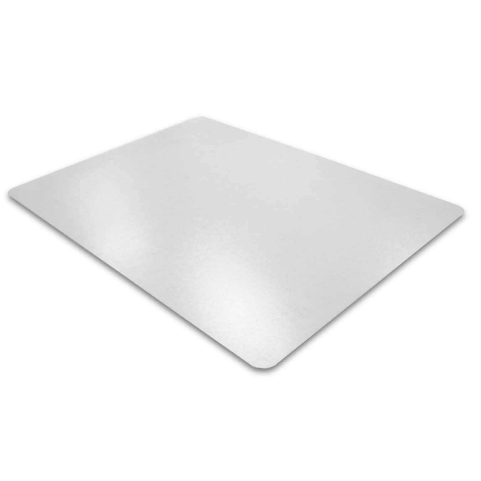 Floortex Advantagemat Hard Floor Chair Mat, 45 x 53, Clear PVC (FRPF1213425EV)