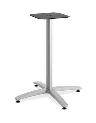 HON Between X-Base, Seated Height, For 30 and 36 Tops, Textured Silver Finish, (HONBTX30SPR8)