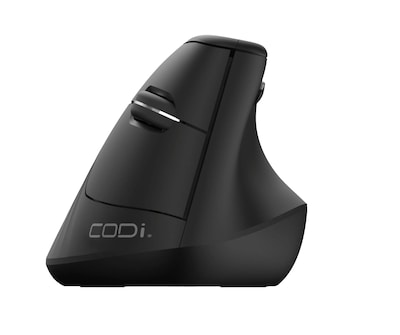 CODi 6D Wireless Ergonomic Vertical Optical Bluetooth Mouse, Black (A05002)