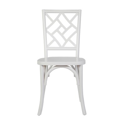 Flash Furniture Brooklyn Contemporary Wood Dining Chair, White (ZH81005WHT)