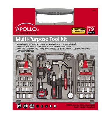 Apollo Tools Multi-Purpose Tool Kit, 79 Piece (DT9411)